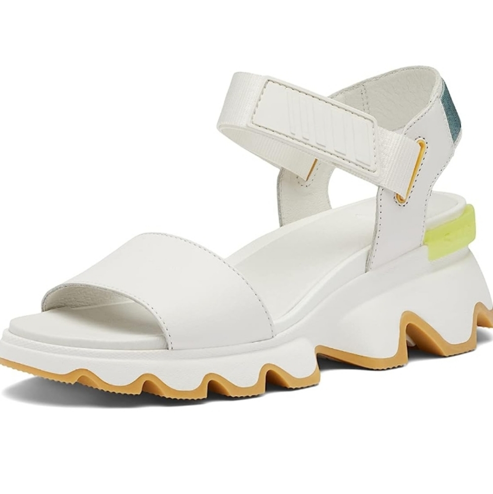 Sorel Women's Kinetic Chunky Sandals White NEW WOMEN'S Size 10 - Picture 6 of 15